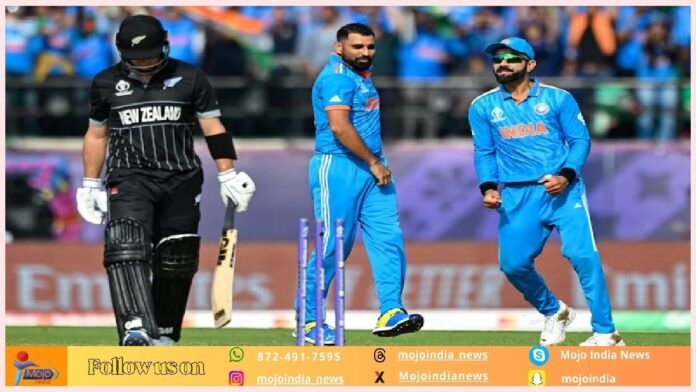 World Cup 2023 IND vs NZ India beat New Zealand for fifth straight win