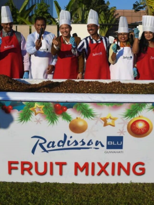 Festive cheer kicks off with fruit mixing ceremony in Guwahati