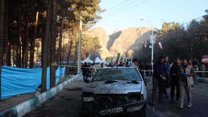 Attack in Iran Bomb blasts near Iran general Qasem Soleimanis tomb kill 73