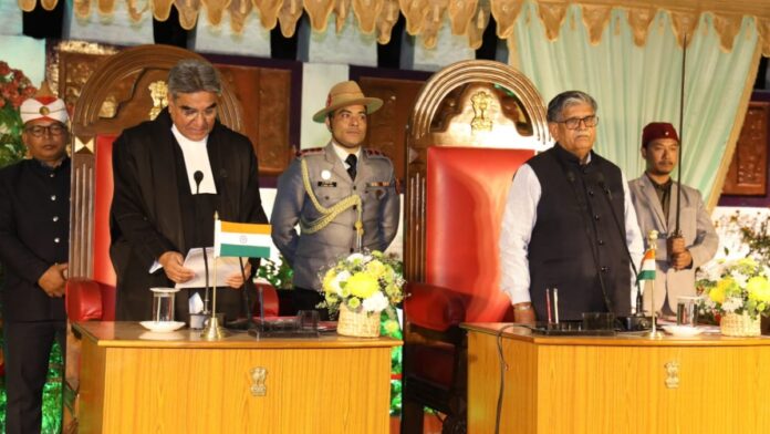 Justice Vijay Bishnoi as the Chief Justice of Gauhati High Court