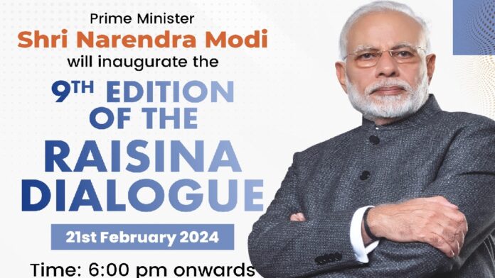 Prime Minister Modi to Inaugurate 9th Raisina Dialogue on Feb 21